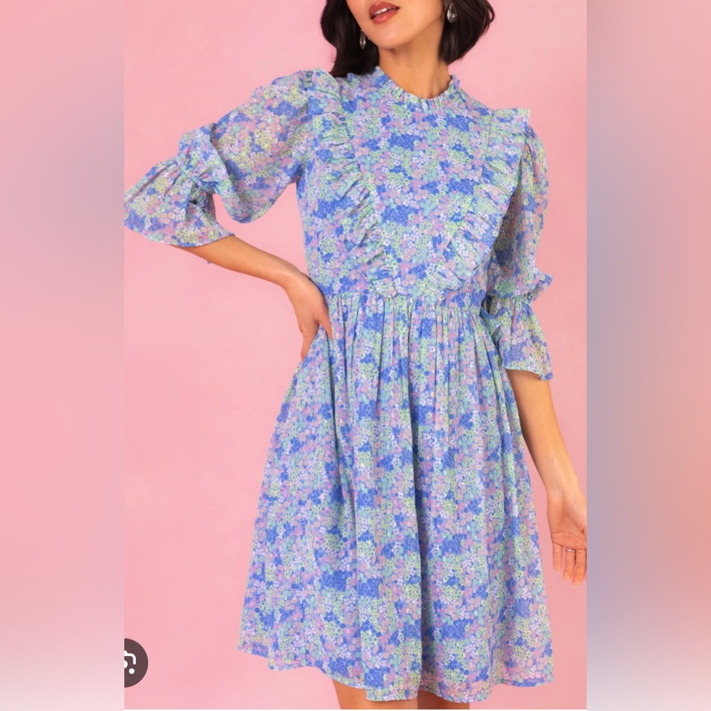 Floral Ruffle Dress